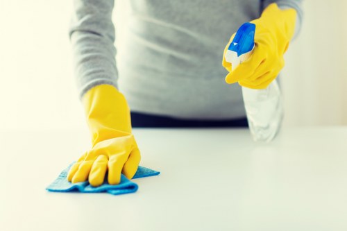 Applying baking soda for mattress deodorizing