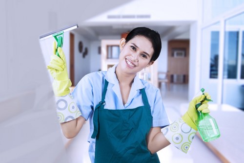 Bathroom deep cleaning during a tenancy cleaning service